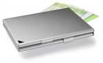 Durable Visitenkartenspender Metall si mit Trennfach 930x650x110mm
