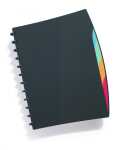 Durable Sichtbuch DURALOOK Style sw 20 Sichthüllen Register 4tlg