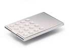 Durable Visitenkartenspender Metall si verchromt