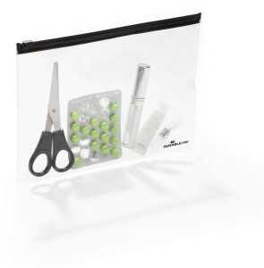 Durable Dokumententasche A5 PVC tr 5St ZIP BAG mit Reißverschluss
