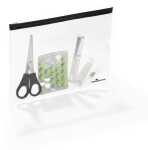 Durable Dokumententasche A5 PVC tr 5St ZIP BAG mit Reißverschluss
