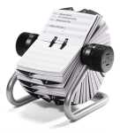 Durable Rollkartei si 500 Karten TELINDEX mit Register A-Z