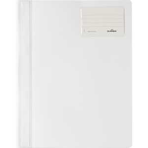 Durable Schnellhefter DIN A4 ws Beschriftungsfenster u Tasche