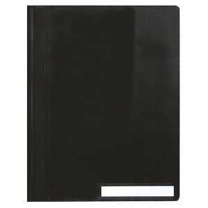 Durable Schnellhefter DIN A4 sw transparentes Deckblatt 4005546201030