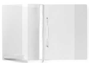 Durable Schnellhefter DIN A4 ws transparentes Deckblatt