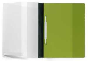 Durable Schnellhefter DIN A4 gn transp Deckblatt