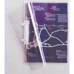 Durable Schnellhefter A4 glasklar tr Vordertasche...