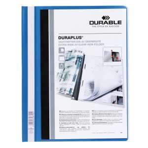 Durable Angebotshefter DURAPLUS A4 bl transp Deckblatt mit Tasche