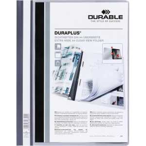 Durable Angebotshefter DURAPLUS A4 gr transp Deckblatt mit Tasche