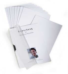 Durable Bewerbungsmappe Profi A4 ws Klemm-Mappen Formulare u Info
