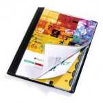 Durable Schnellhefter DURAPLUS de Luxe sw m Tasche u Einheftmechanik