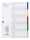 Durable Ordnerregister A4 5tlg farbige beschriftbare Taben