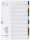 Durable Ordnerregister A4 hoch 10tlg farbige beschriftbare Taben