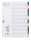 Durable Ordnerregister A4 hoch 10tlg farbige beschriftbare Taben