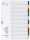 Durable Ordnerregister A4 hoch 10tlg farbige beschriftbare Taben