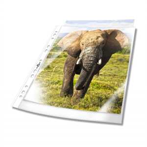 Durable Prospekthülle A4 60my 100St tr oben offen Universallochhung