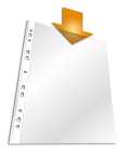Prospekthülle A4 60my tr 100St oben offen PP...