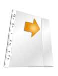 Durable Prospekthülle A4 tr 5St PP mit seitlicher...