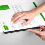 Durable Einbanddeckel A4 Kombipack sw je 5 Einbände u Klemmschienen