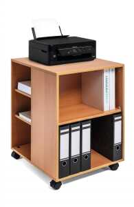 Durable Tisch fahrbar Buche 737x528x59 6 Böden Multifunktionstisch