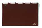 Durable Karteiregister A4 quer br Kunststoff 40mm Tab 5/5 Teilg