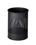 Durable Papierkorb 15l Metall rund d.gr perforiert 165mm