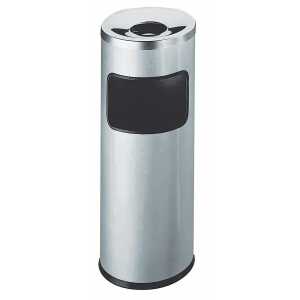 Durable Papierkorb Safe rund si mit Aschenbechereinsatz