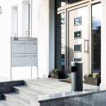 Durable Papierkorb Safe rund d.gr mit Aschenbechereinsatz