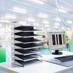 Durable Sortierreck 8tlg A4/ Folio sw aus Metall