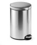 Durable Treteimer 12l si rund 31x40cm Edelstahl...