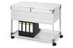 Durable Hängemappenwagen gr SYSTEM MULTI TOP mit Deckel 100