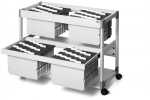 Durable Hängemappenwagen gr 200 DUO SYSTEM alle Formate 2 Etagen