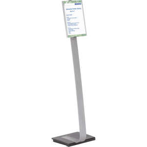 Durable Bodenständer INFO SIGN stand A4 aus Aluminium mit Infotafel