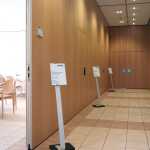 Durable Bodenständer INFO SIGN stand A4 aus Aluminium mit Infotafel