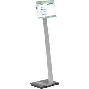 Durable Bodenständer INFO SIGN stand A3 aus Aluminium mit Infotafel