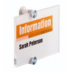 Durable Türschild Crystal Sign 148x105 a. Acrylglas...