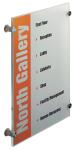 Durable Türschild Crystal Sign 297x420 a. Acrylglas...