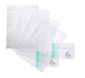 Durable Türschild CRYSTAL Sign refill Transparente Folie 148x105mm