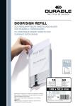 Durable Türschild Refill 149x52mm 50St EDV...