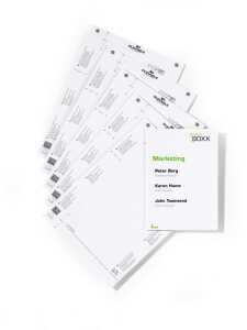 Durable Türschild Refill 4803 10St ws Format 149x210mm