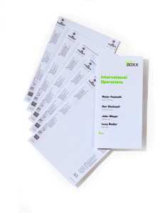 Durable Türschild Refill 4804 10St ws Format 149x297mm