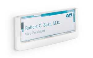 Durable Türschild 149x52,5mm ws CLICK SIGN transparente Front