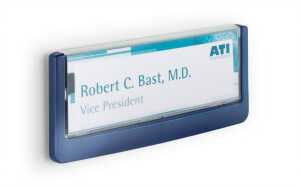 Durable Türschild 149x52,5mm d.bl. CLICK SIGN transparente Front