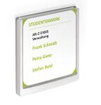 Durable Türschild 149x148,5mm ws CLICK SIGN transparente Front