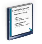 Durable Türschild Click Sign d.bl 149x148,5mm aus Kunststoff