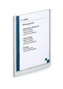 Durable Türschild A4 ws CLICK SIGN transparente Front