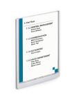 Durable Türschild A4 ws CLICK SIGN transparente Front