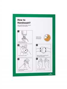 Durable Info-Rahmen A4 gn 10St selbstklebend DURAFRAME®