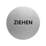 Durable Piktogramm Ziehen Format 65mm silberfarben aus...