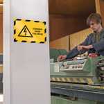 Durable Info-Rahmen A4 ge/sw 2St DURAFRAME® SECURITY selbstkl.